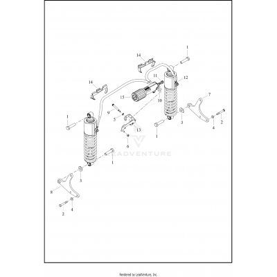 SHOCK ABSORBERS, REAR