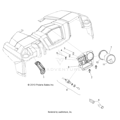 ELECTRICAL, DASH INSTRUMENTS and CONTROLS - R11TH76/TY76 ALL OPTIONS (49RGRDASH118004X4)