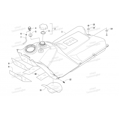 GAS TANK ASSEMBLY