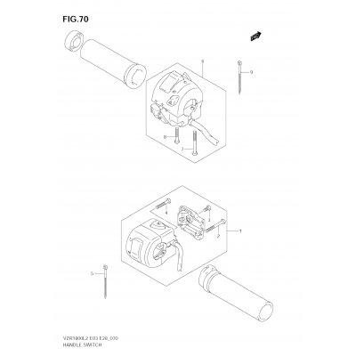 HANDLE SWITCH (VZR1800Z L2 E28)