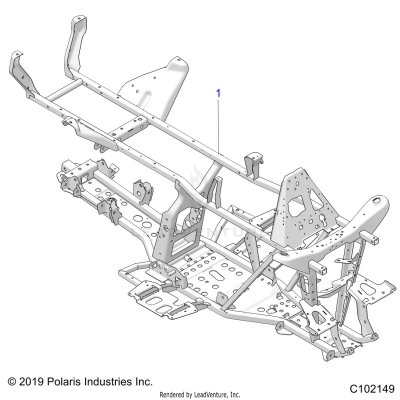 CHASSIS, FRAME - A20SEF57C1/S57C1/C2/C5/C9/CK/CY/F1/F2/E1/E2/E5/EK (C102149)