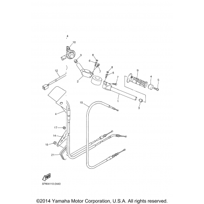 Steering Handle Cable