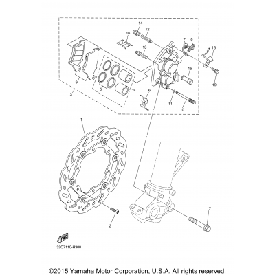 Front Brake Caliper