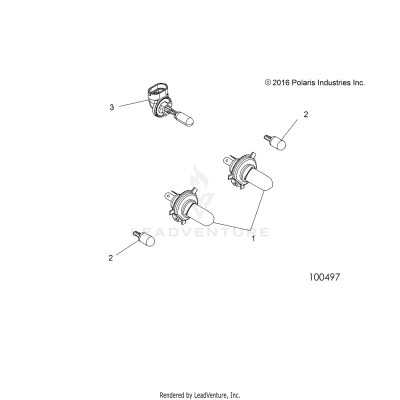 ELECTRICAL, BULBS - A23S6E57F1/FK (100497)