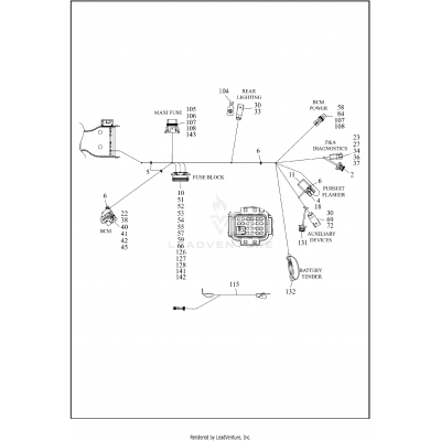 WIRING HARNESS, MAIN, ABS - FLHP (8 OF 8)