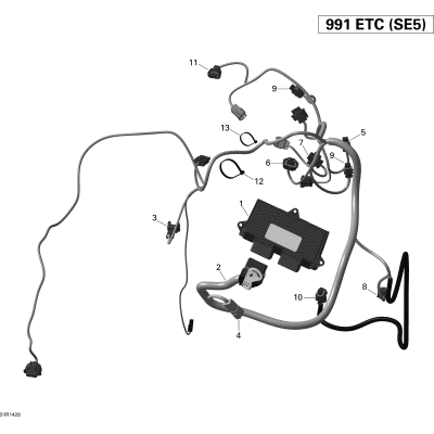 10- Engine Harness And Electronic Module
