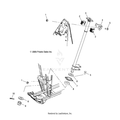 STEERING POST - A06CD32AA/AB/AC (4999201699920169B09)