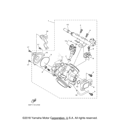 THROTTLE BODY ASSY 1