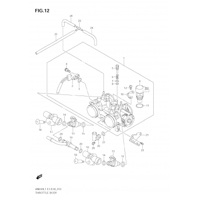 THROTTLE BODY (AN650 L1 E3)