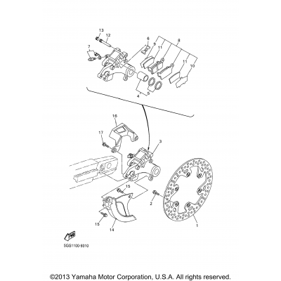 Rear Brake Caliper