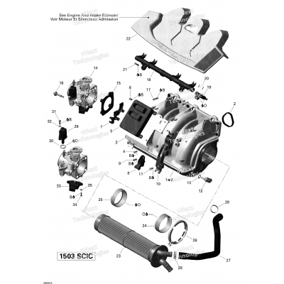Air Intake Manifold And Throttle Body _V1