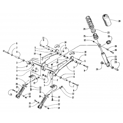 REAR SUSPENSION FRONT ARM ASSEMBLY