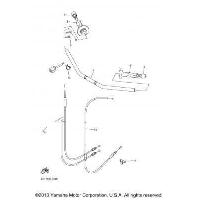 Steering Handle Cable