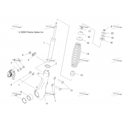 Suspension, Strut, Front