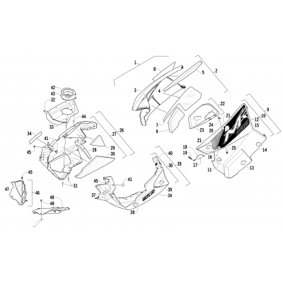 SKID PLATE AND SIDE PANEL ASSEMBLY