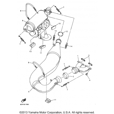 Exhaust For Vx600