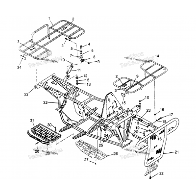 Bumper/Rack Mounting 2X4 400L