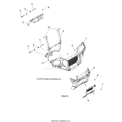 BODY, FRONT BUMPER and MOUNTING - A19SEA57R1/SEE57R1/7 (100414)