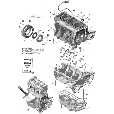 Engine - Crankcase