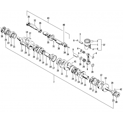 PISTON AND CRANKSHAFT