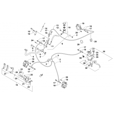 HYDRAULIC BRAKE ASSEMBLY