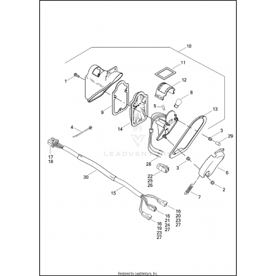 TAIL LAMP - FLSTN