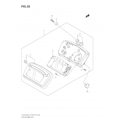 SPEEDOMETER (LT-A750XL1 E28)