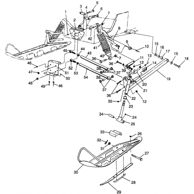 Front Suspension & Ski Xlt Ltd Sp