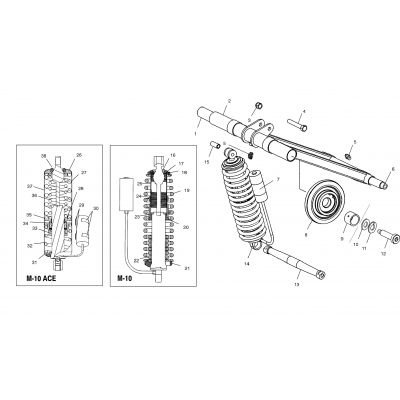Rear Torque Arm S03nf5cs/6Ess03ne5cs/6Es (4977827782B14)