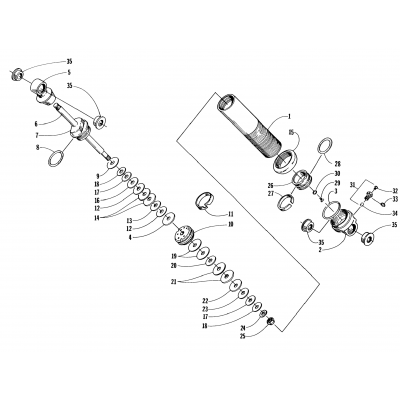 FRONT SUSPENSION SHOCK ABSORBER