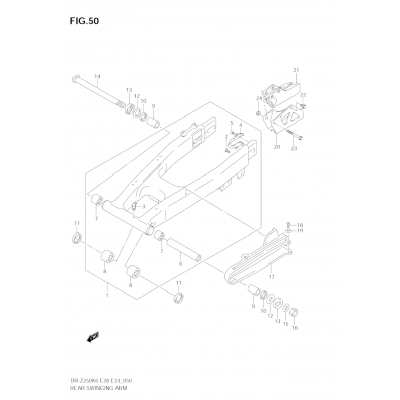 REAR SWINGING ARM