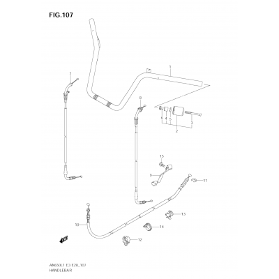 HANDLEBAR (AN650A L1 E33)