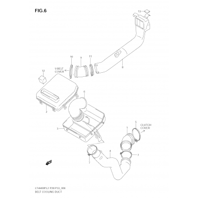 BELT COOLING DUCT