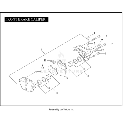 FRONT BRAKE CALIPER