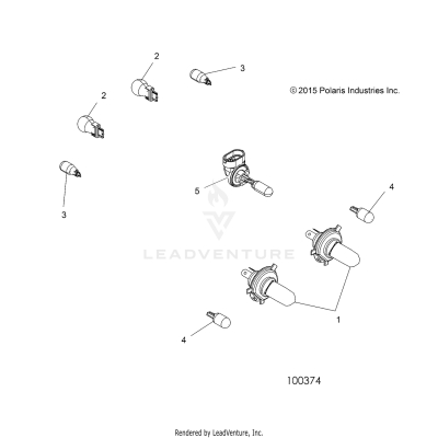 ELECTRICAL, BULBS - A19SYS95CH (100374)