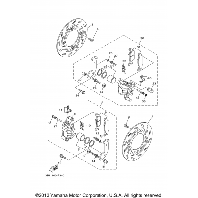 Front Brake Caliper