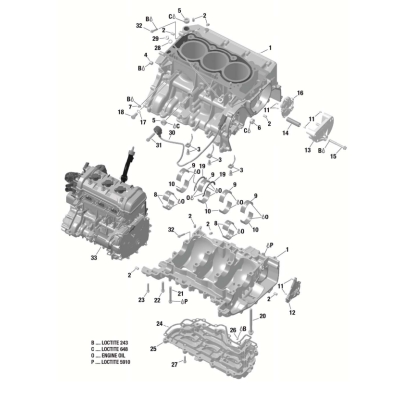 01- Crankcase - All Models