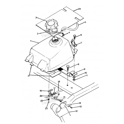 Fuel Tank Assembly 6X6 Updated 291