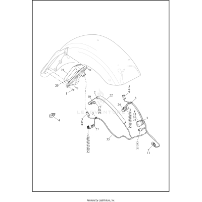 TAIL LAMP (EXCEPT CANADA) AND TURN SIGNAL, REAR