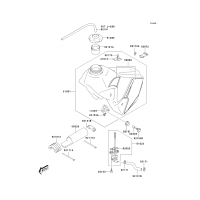 Fuel Tank(KLX400-B1)