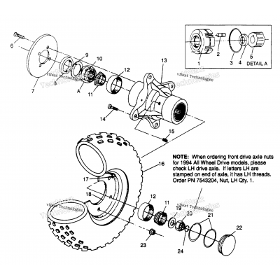 Front Wheel Assembly 4X4 300