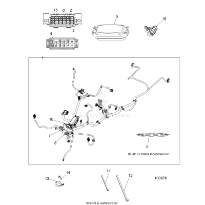 ELECTRICAL, MAIN WIRE HARNESS - A17SAH50A5 [100876]