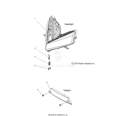ELECTRICAL, HEADLIGHT and TAILLIGHT - S19EGK8PS ALL OPTIONS (49SNOWHEADLGHT15PROS)
