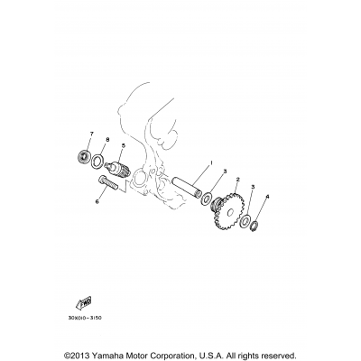 Tachometer Gear