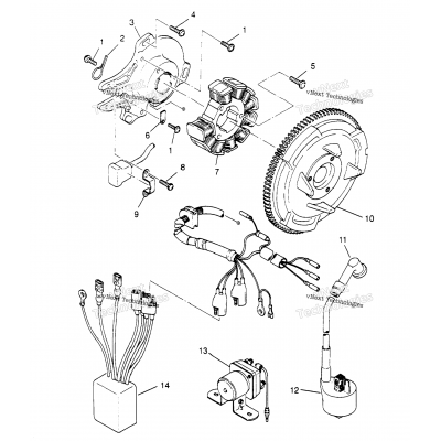 Magneto Assembly 2X4 400L