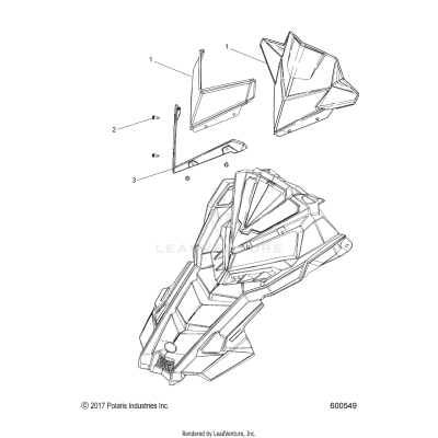 BODY, WINDSHIELD - S20EKL8RS (600549)