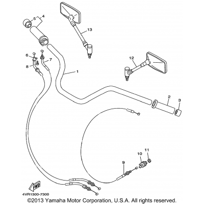 Steering Handle Cable