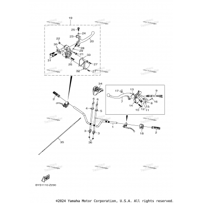 Steering Handle & Cable