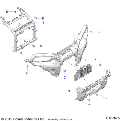 BODY, FRONT BUMPER and MOUNTING - A25SLE95CF/FF/EF (C102075)