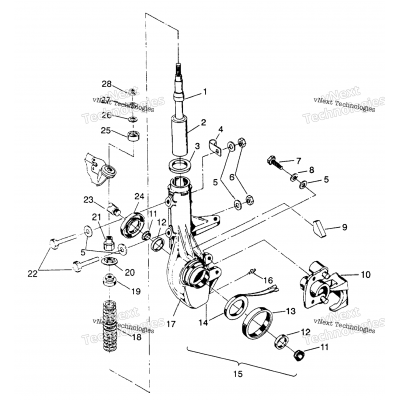 Front Strut Assembly 4X4 250